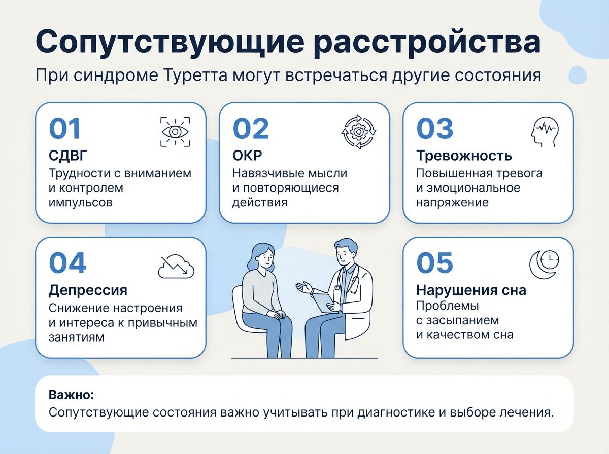 Лечение синдрома Туретта в Катайске инфографика