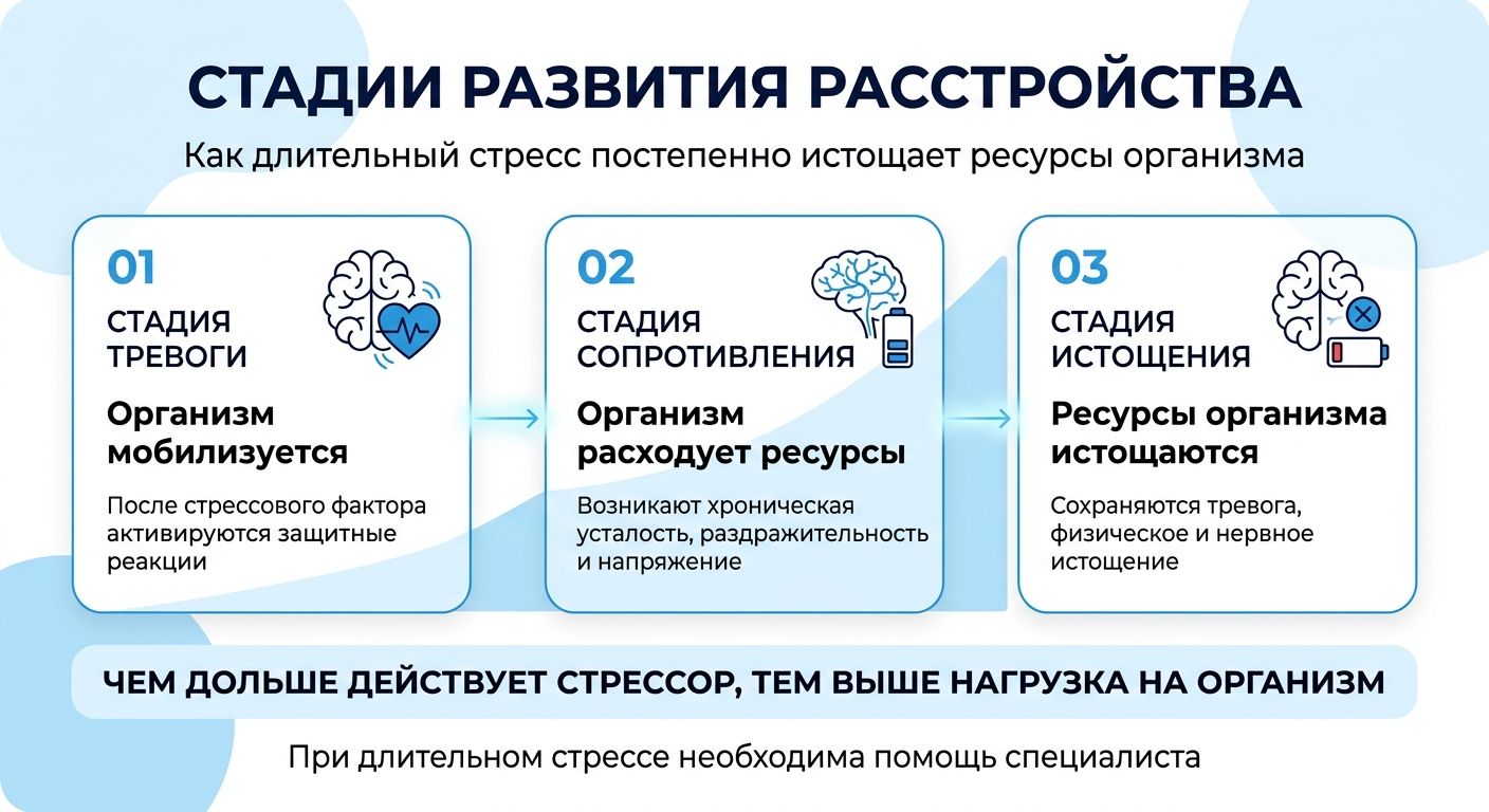Лечение стресса в Катайске инфографика